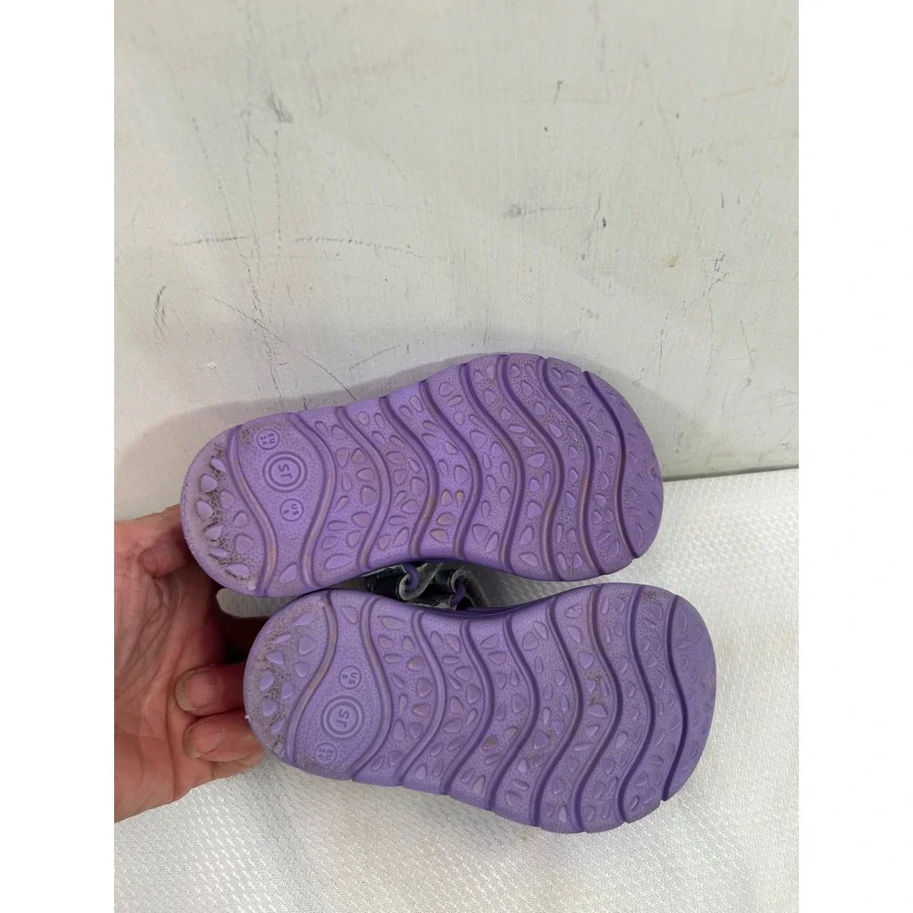 Stride Rite 360 Phibian Water Shoes Size 8 Purple Hook and Loop Kids Sneakers